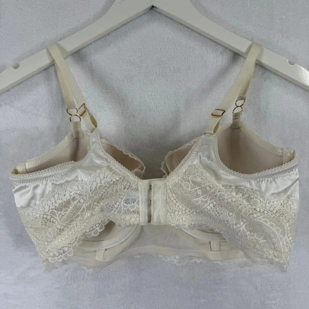 NWOT Aerie Real‎ Power Balconette Bra Lace Ivory 34D